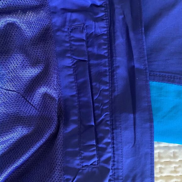 Columbia Omni-Tech Waterproof Jacket Blue Womens S Windbreaker - Picture 7 of 8
